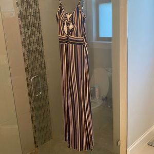 Tank top jumpsuit striped